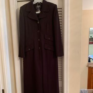 Floor length jacket with matching pants